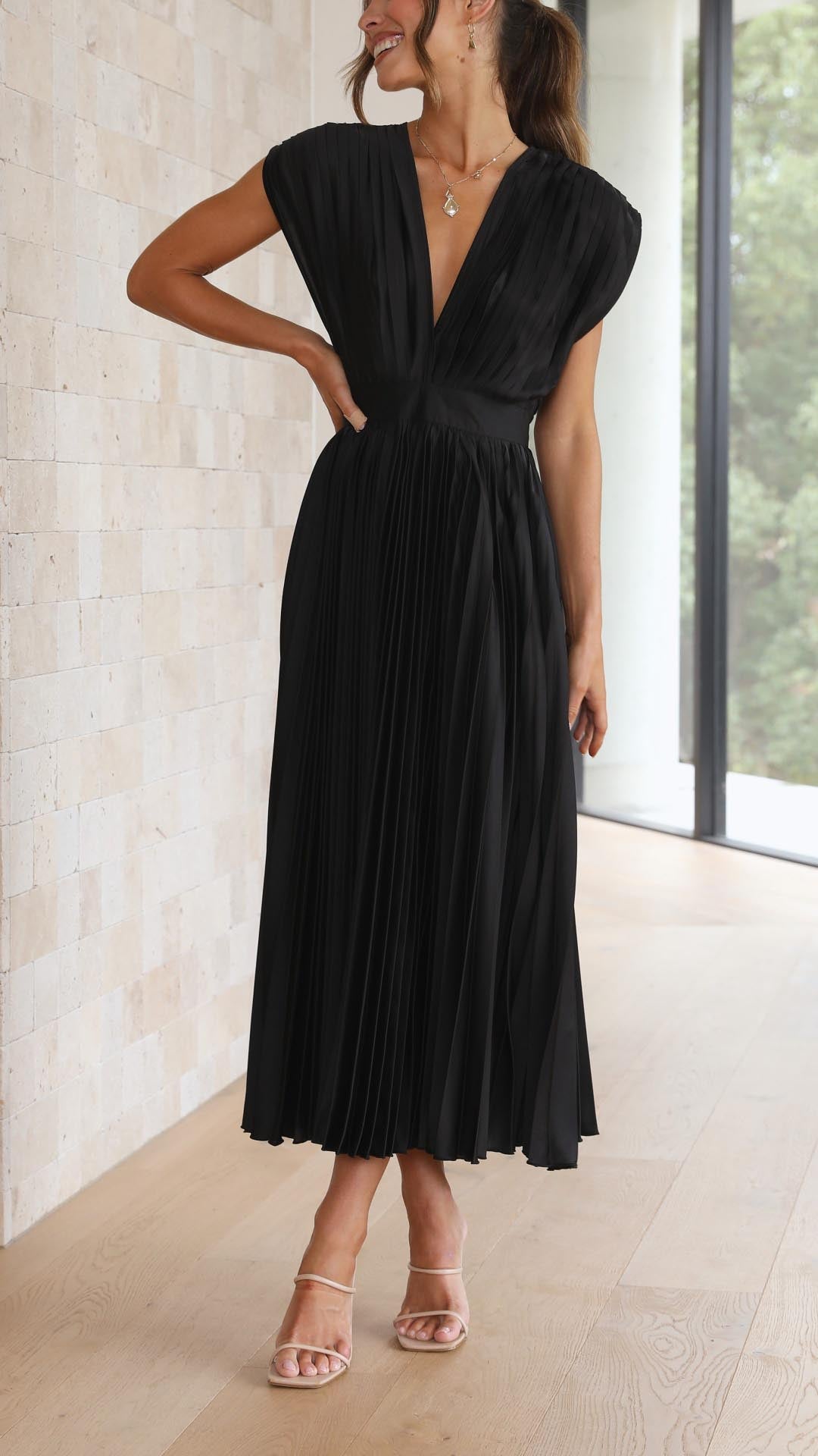 Maria™ | Elegante geplooide jurk
