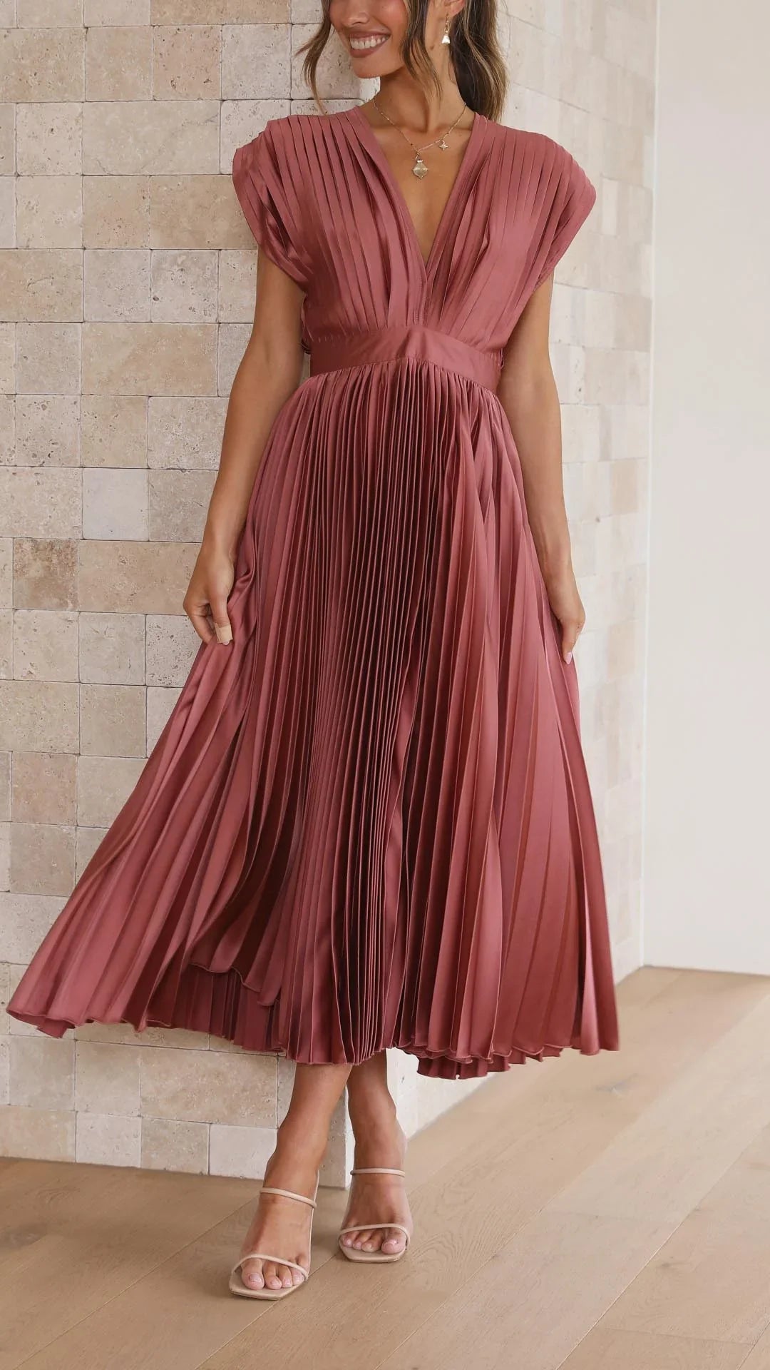 Maria™ | Elegante geplooide jurk
