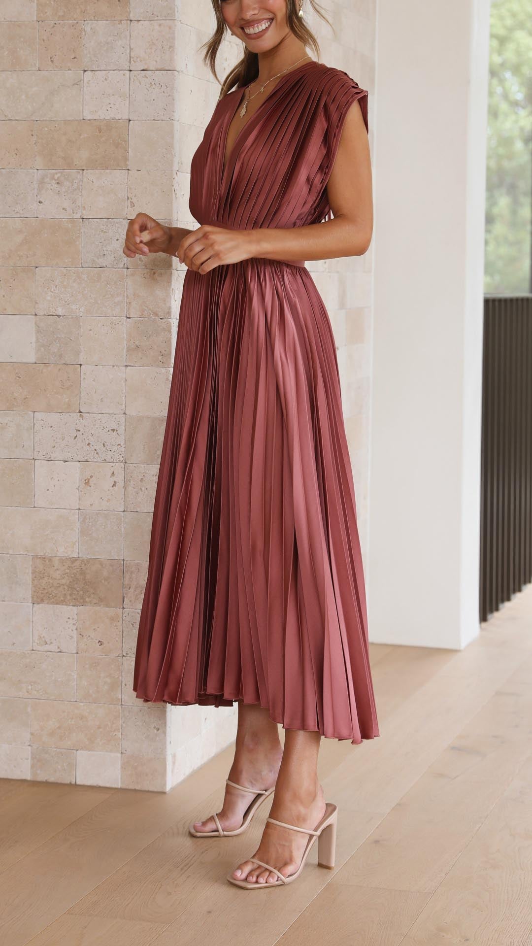 Maria™ | Elegante geplooide jurk
