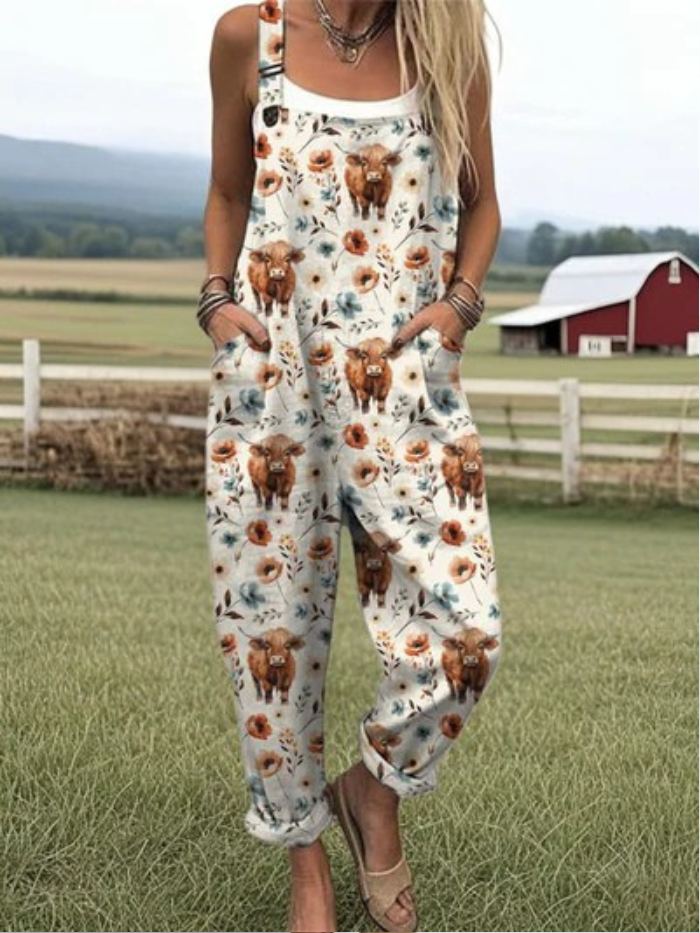 Maya™ | Luchtige Vintage Jumpsuit