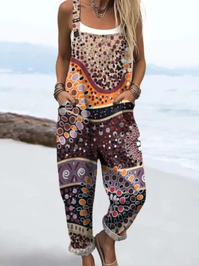 Iselle™ | Luchtige Vintage Jumpsuit