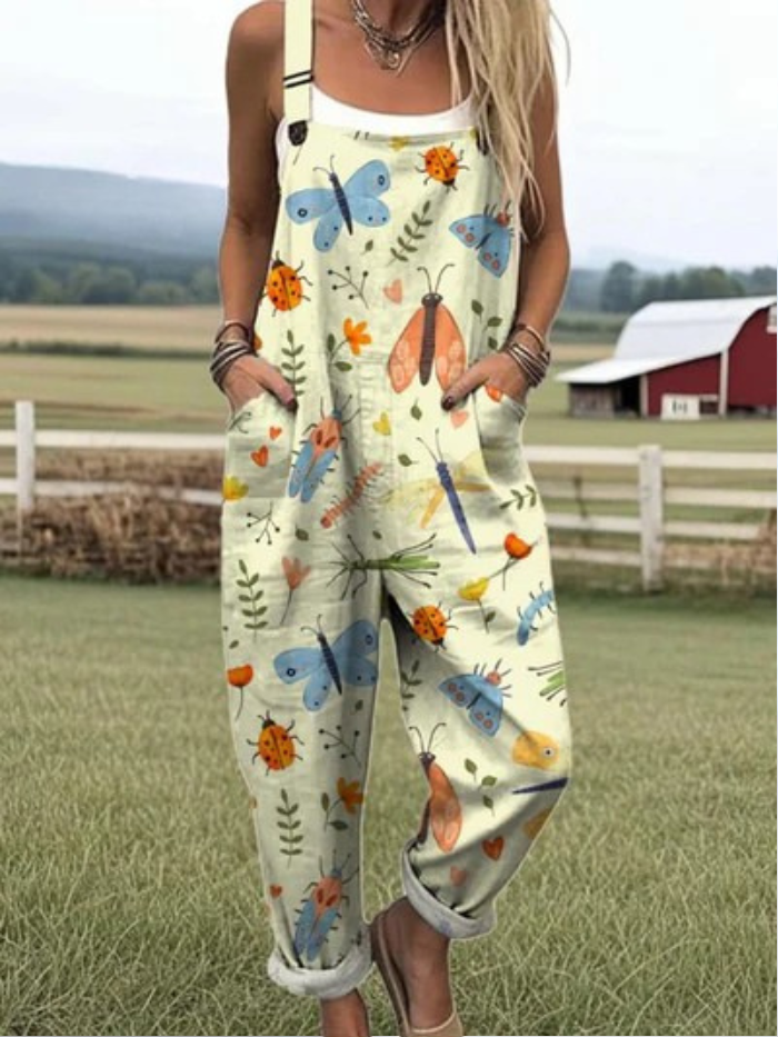 Alba™ | Luchtige Vintage Jumpsuit