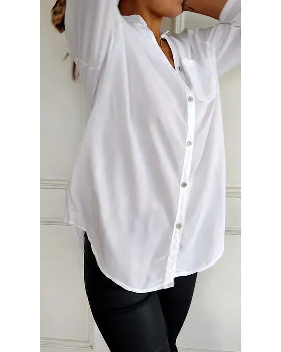 Solenne™ | Glamour top met pailletten