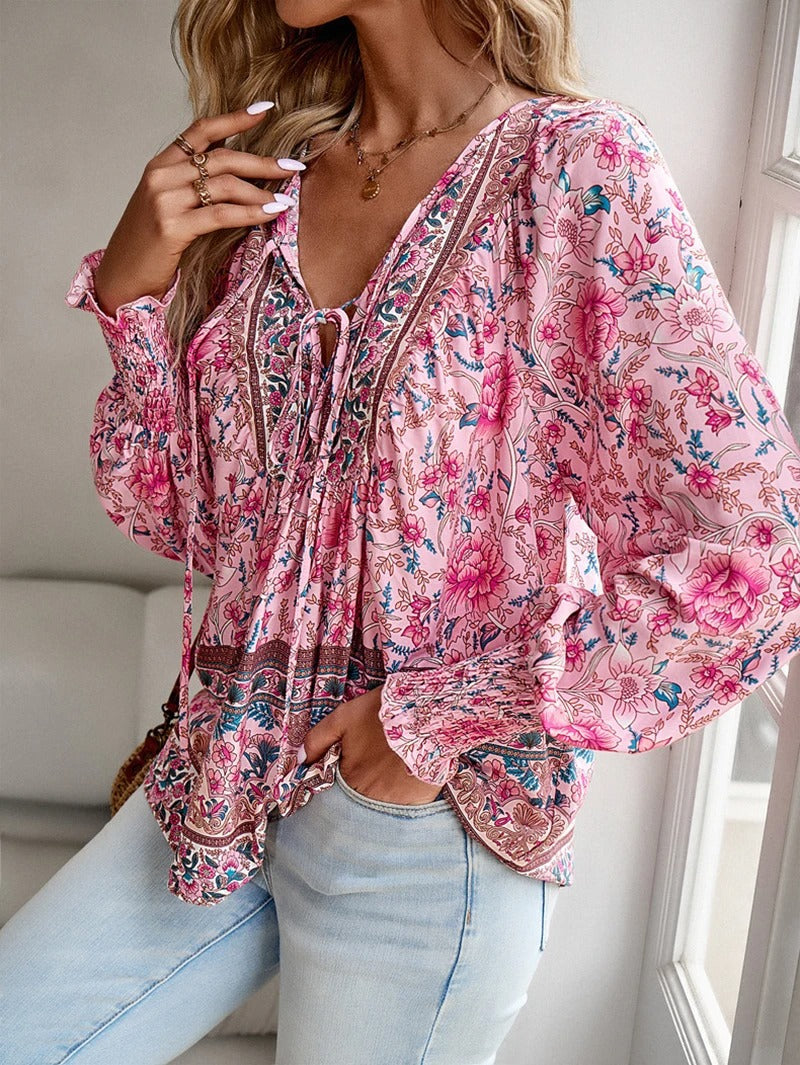 Celyna™ | Zomerse Bloemen Blouse