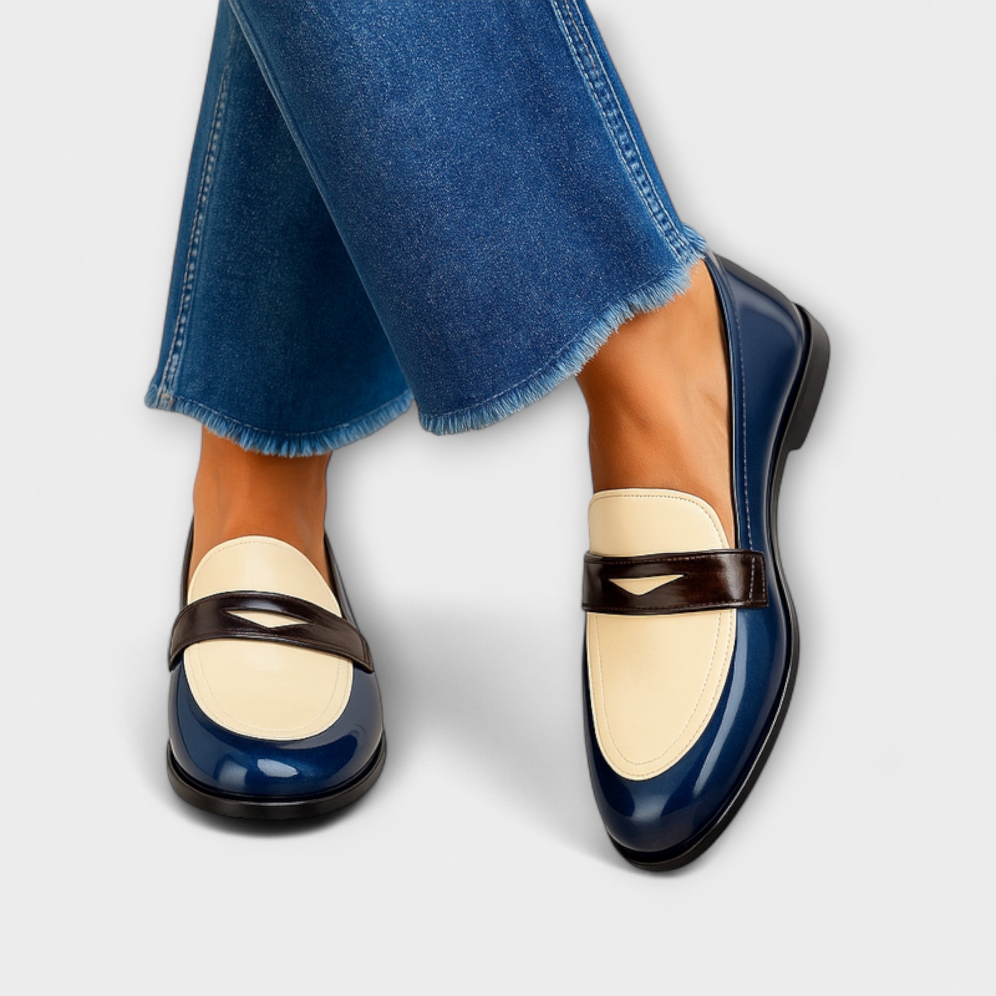 Van Der Waal™ | Contrasterende Mocassin