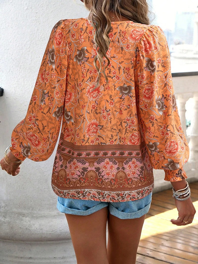 Celyna™ | Zomerse Bloemen Blouse