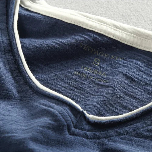 Van Der Waal™ | Lange Mouwen Katoenen Shirt