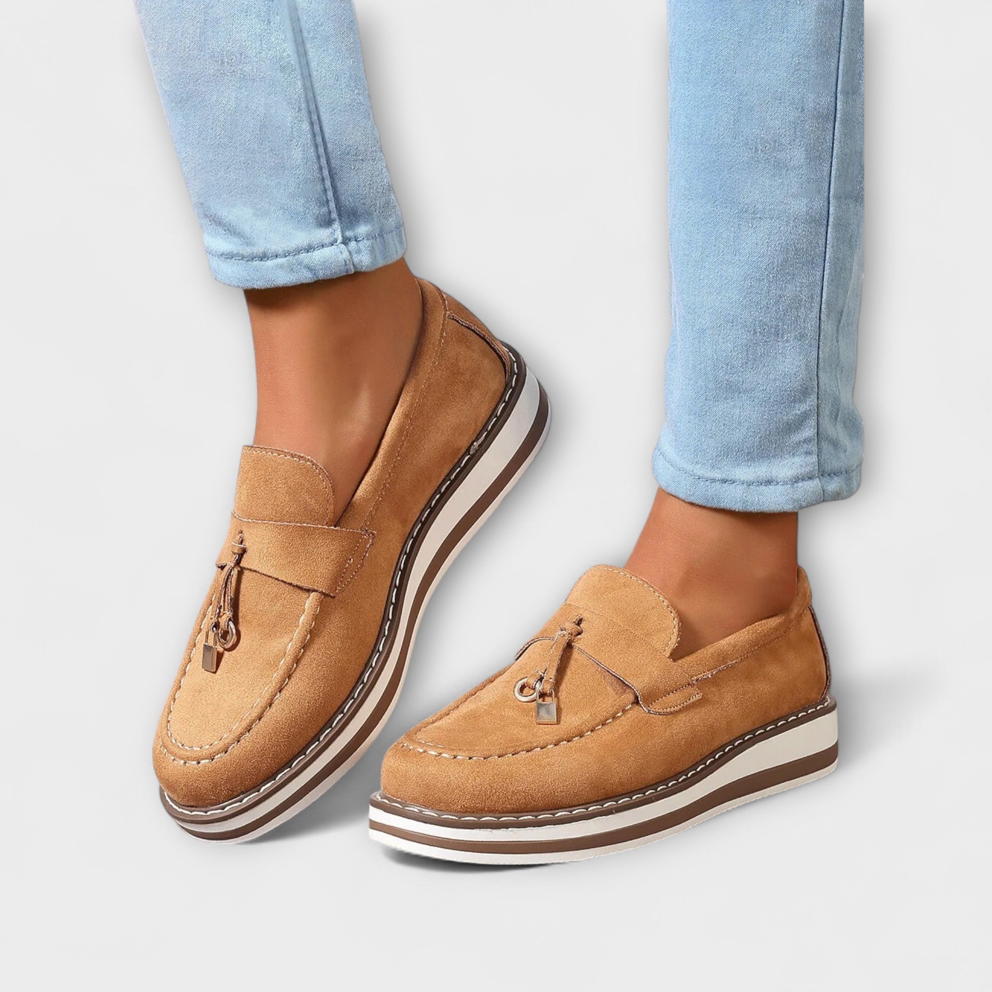 Van Der Waal™ | Mocassins met ronde neus