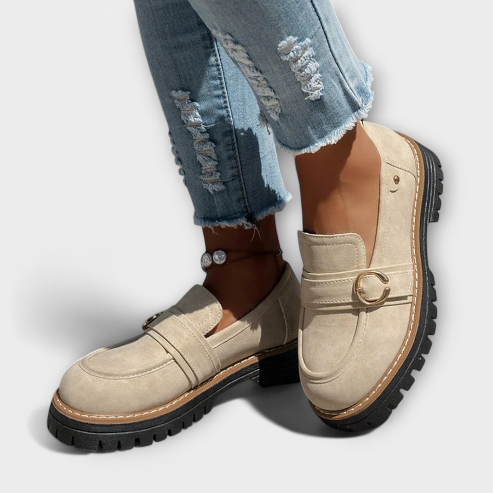 Van Der Waal™ | Ronde Neus Mocassins