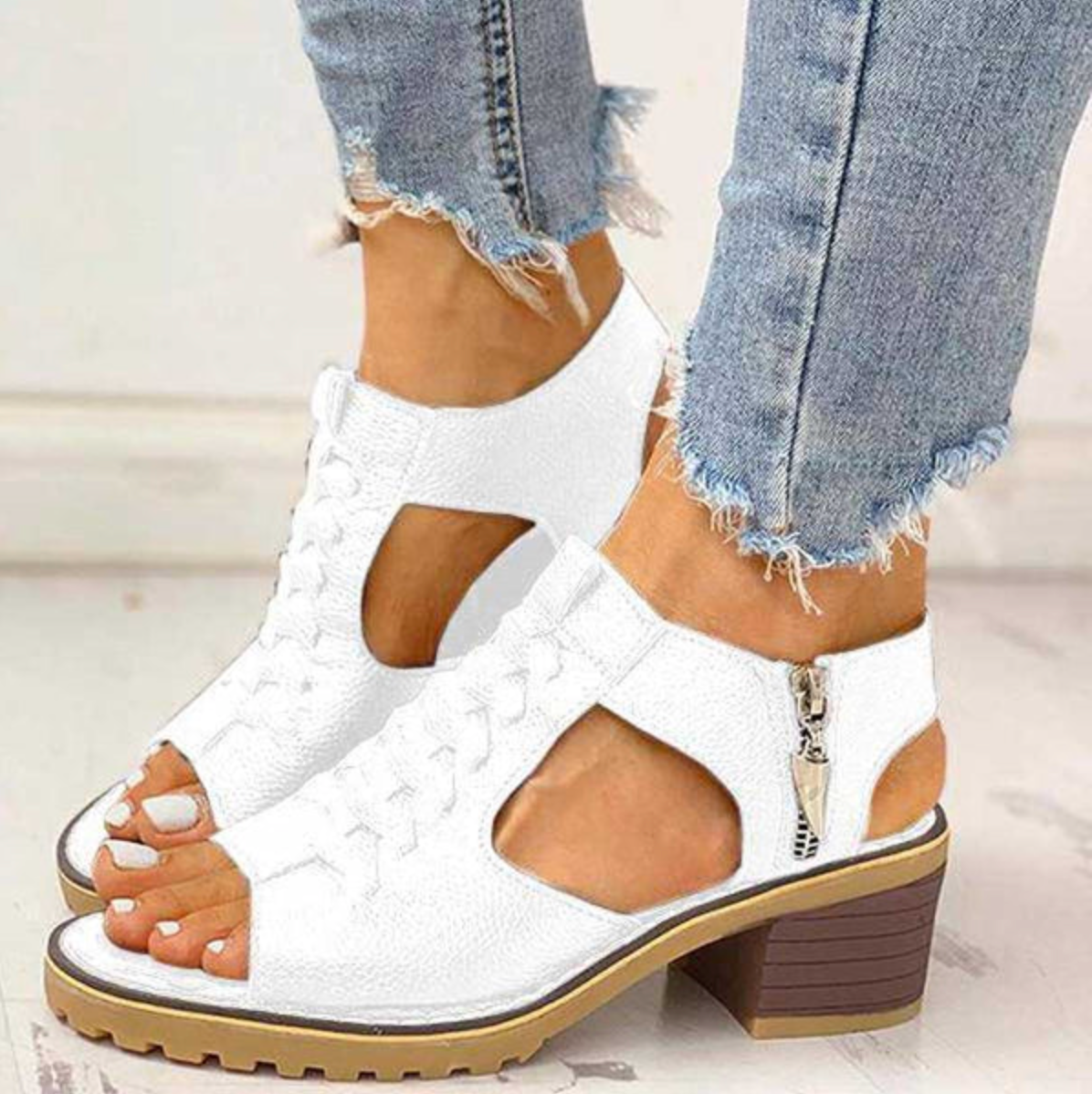 Thara™ | Elegante Hoge Haksandalen