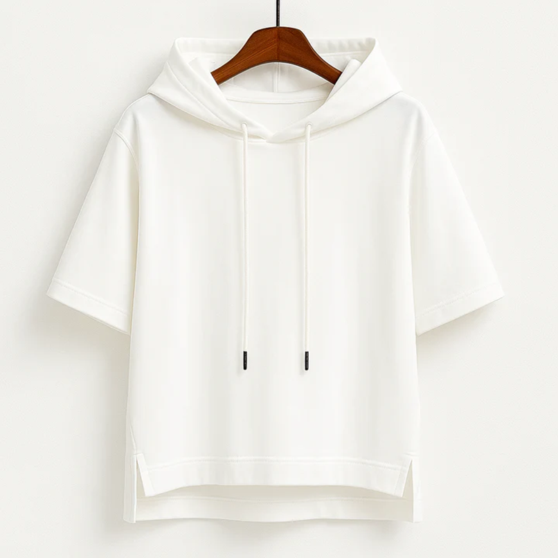 Van Der Waal™ | Korte Katoenen Hoodie