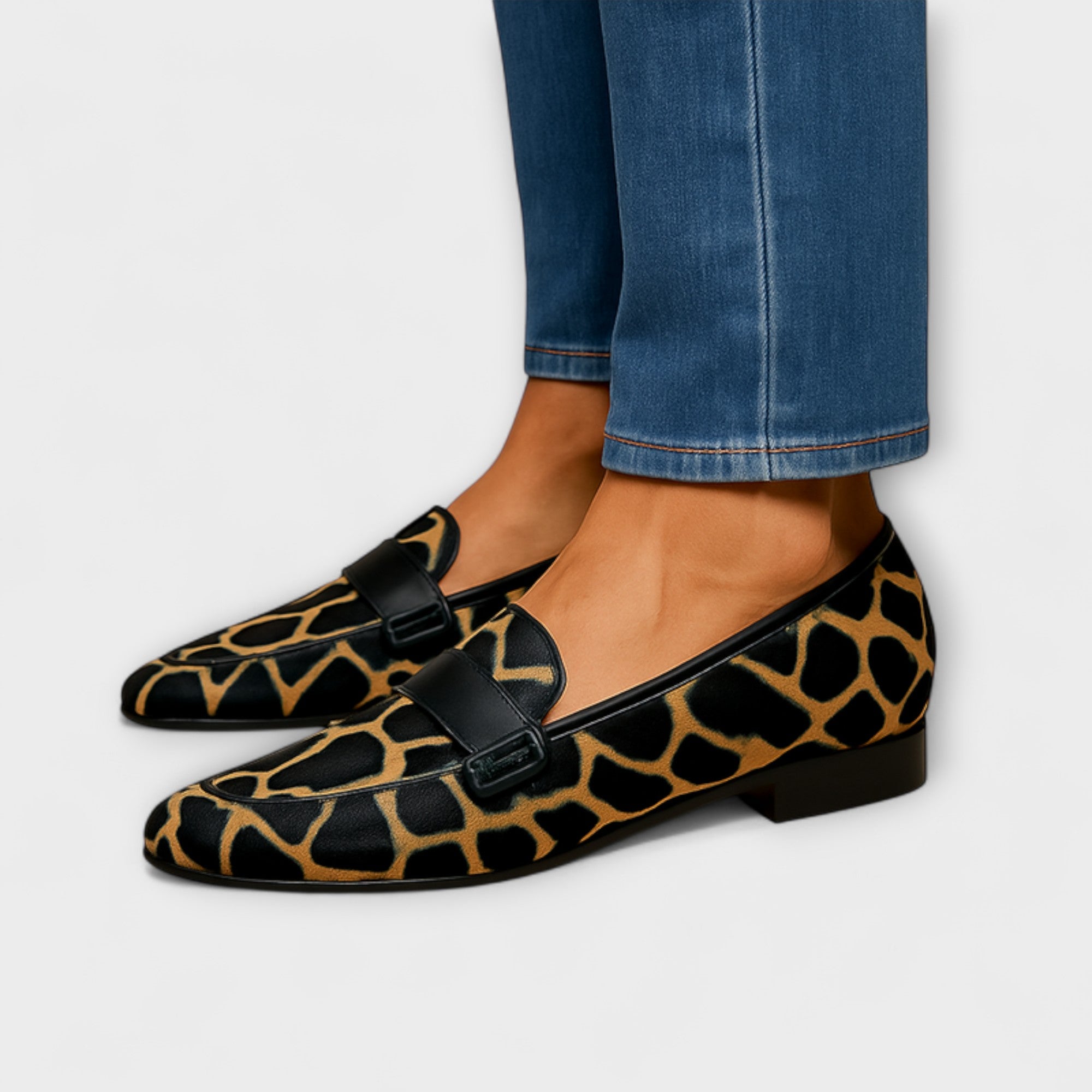Van Der Waal™ | Gestroomlijnde Mocassins met Diermotief