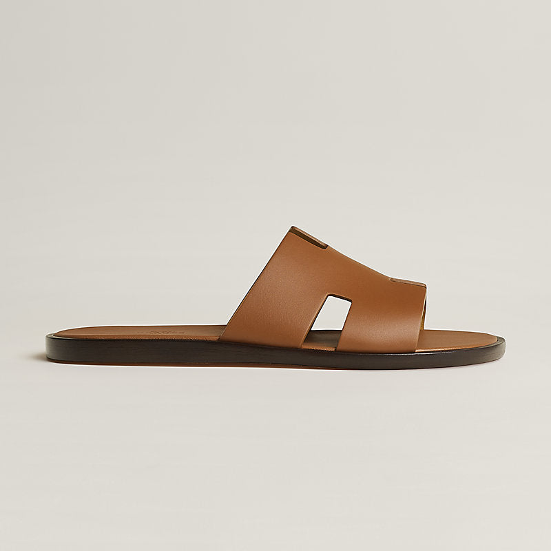 Elara™ | Minimalistische leren sandalen met suède voetbed
