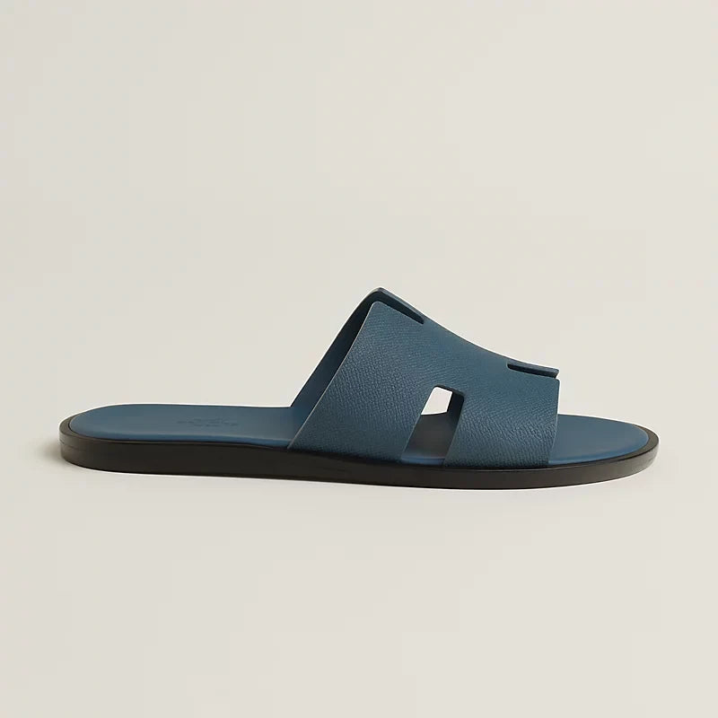 Auri™ | Minimalistische leren slippers met voetbed