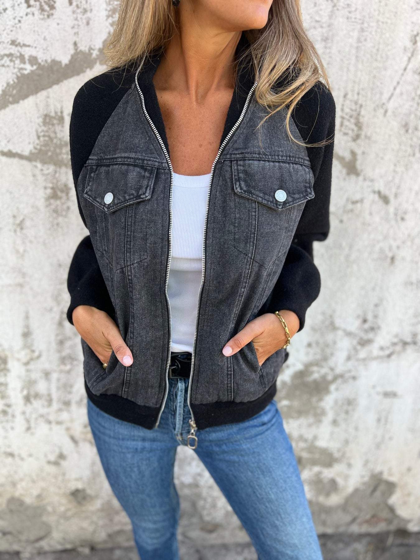 Mirevel™ | Stijlvolle denim jacket