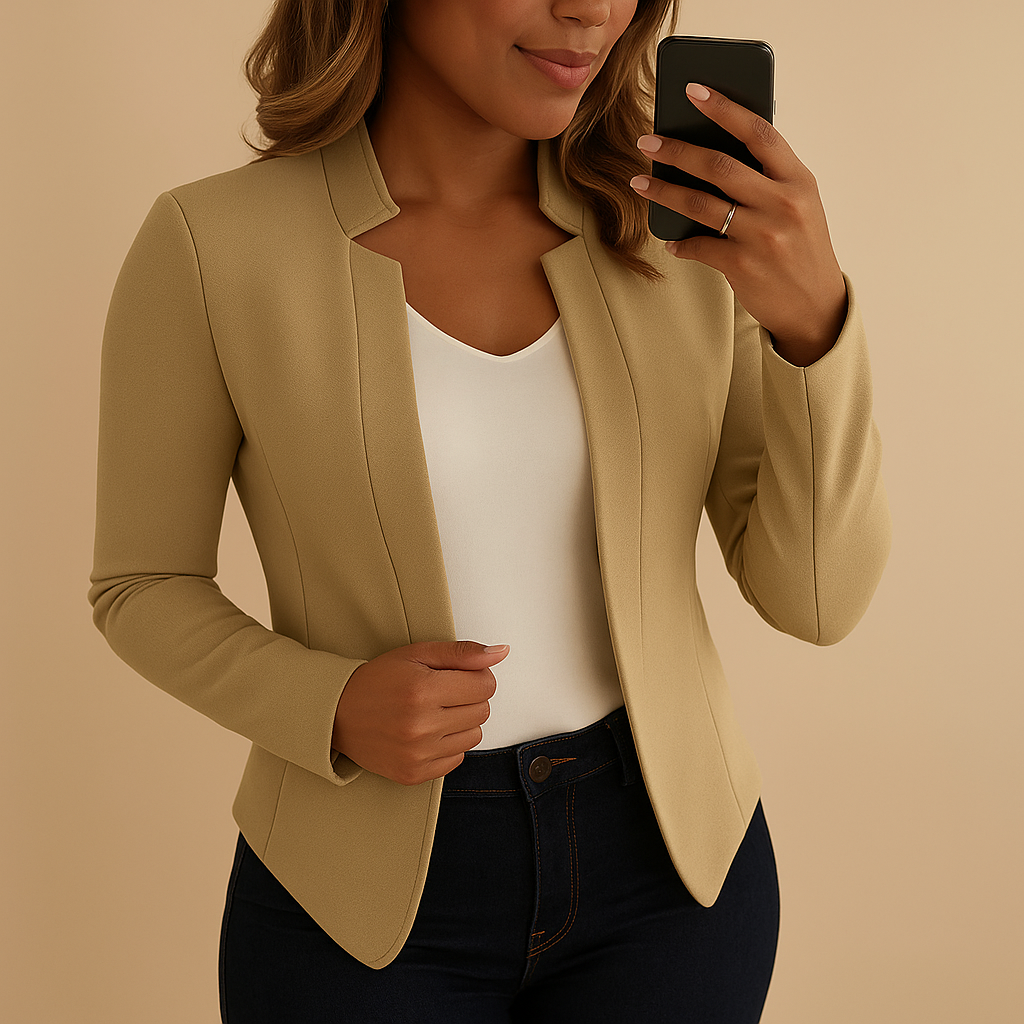 Mavienne™ | Lichtgewicht Blazer met Reverskraag