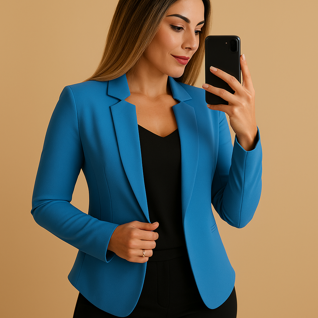 Mavienne™ | Lichtgewicht Blazer met Reverskraag