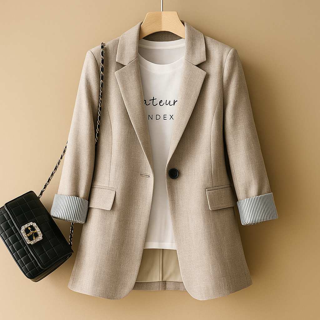 Liorane™ | Lichtgewicht blazer met lange mouwen