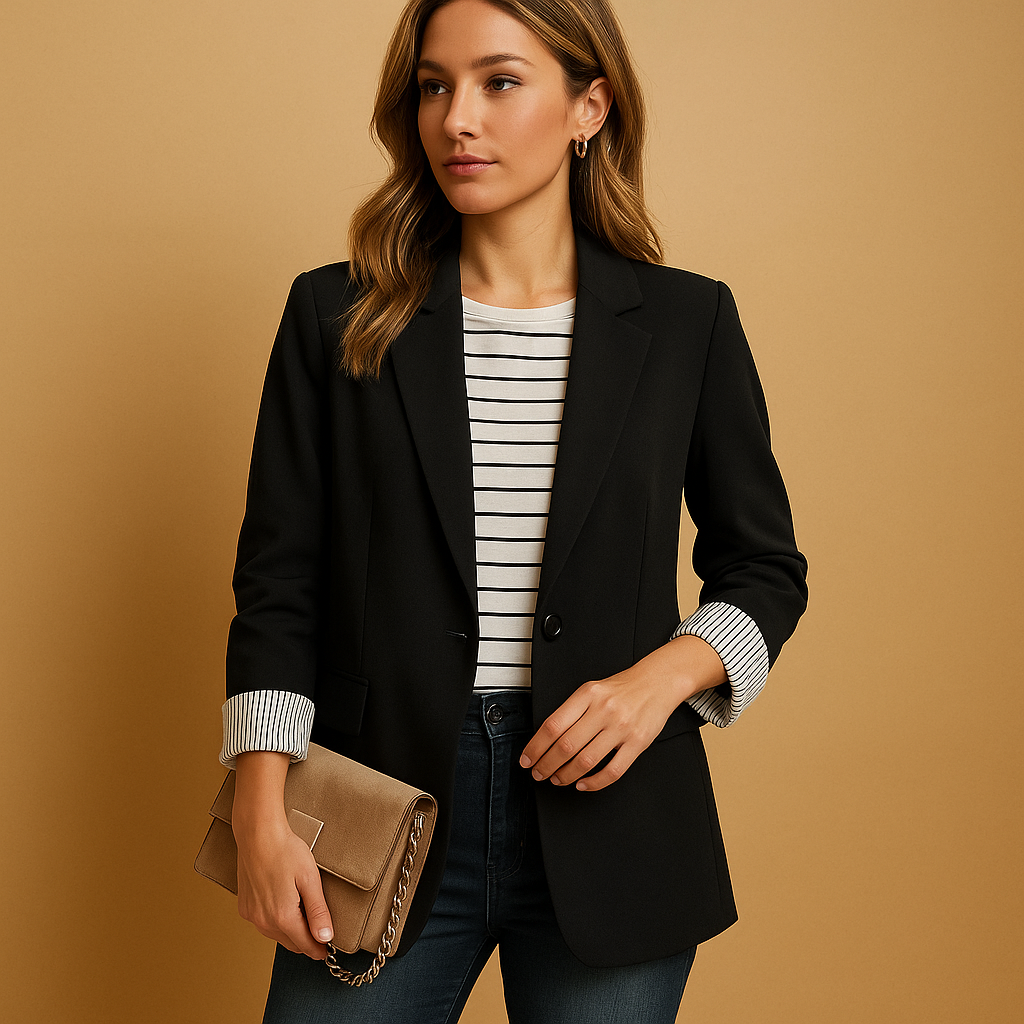 Liorane™ | Lichtgewicht blazer met lange mouwen