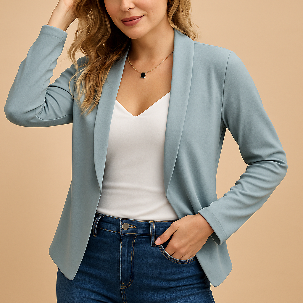 Florielle™ | Open blazer met modern getailleerd ontwerp