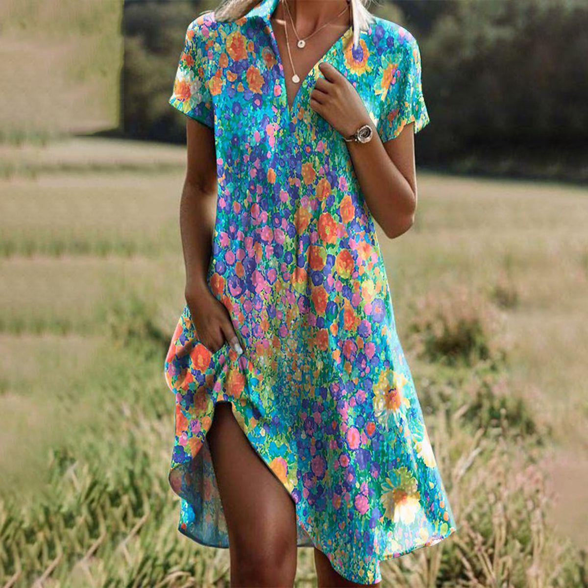 Amara™ | Boheemse chique zomerjurk