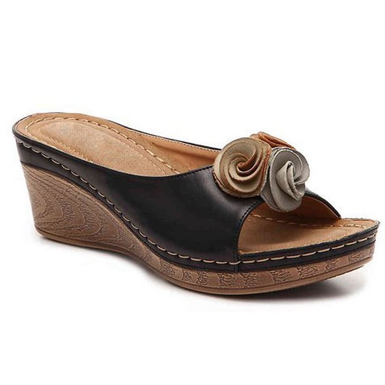 Thesa™ | Orthopedische Sleehak Sandalen