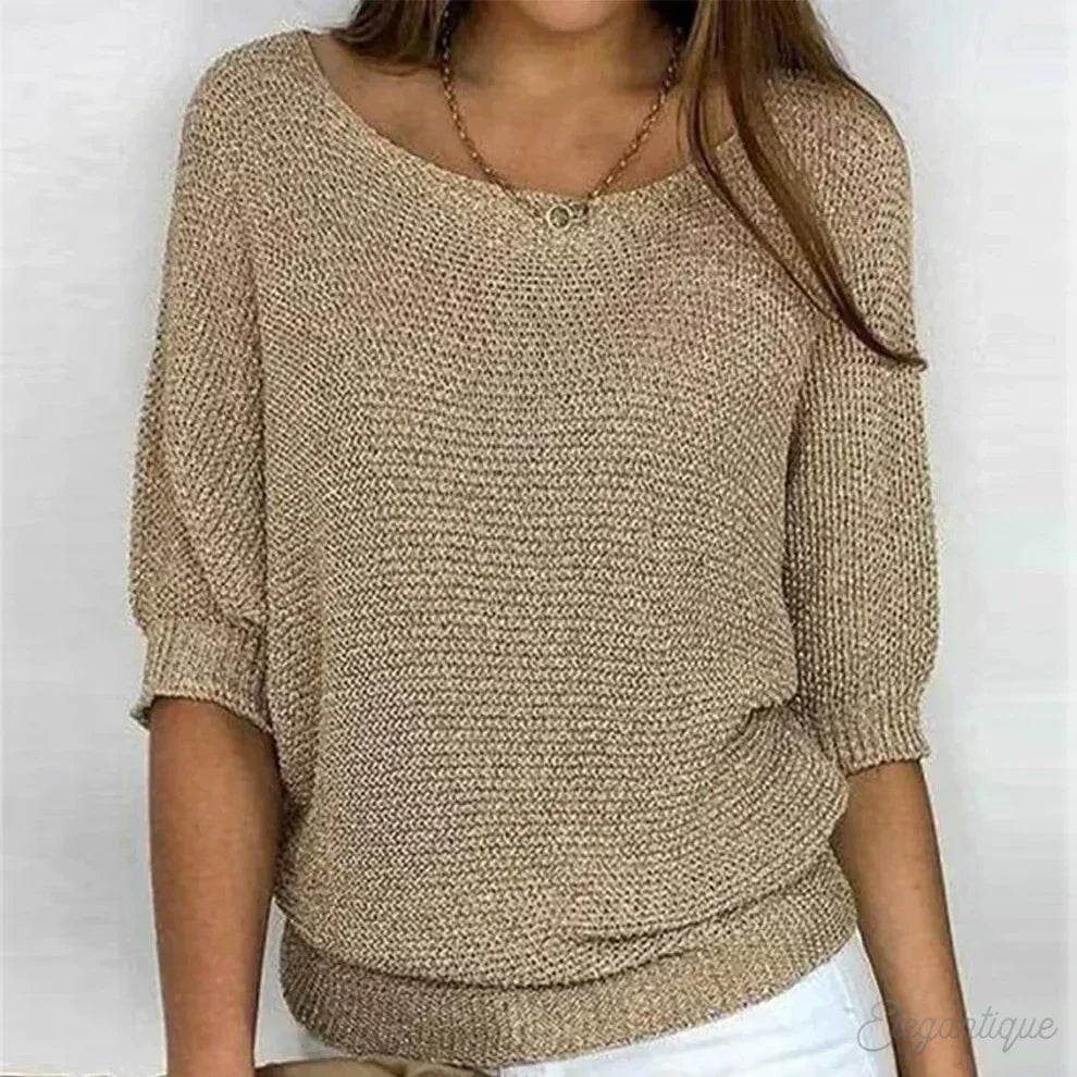 Vienne™ | Gebreide top met casual elegantie