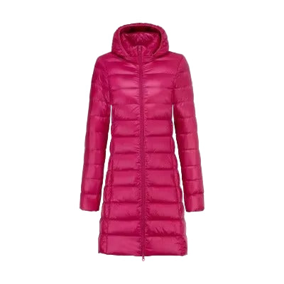 Rossana™ | Lange pufferjas met capuchon