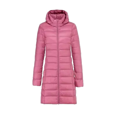 Rossana™ | Lange pufferjas met capuchon