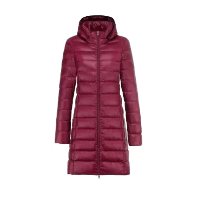 Rossana™ | Lange pufferjas met capuchon
