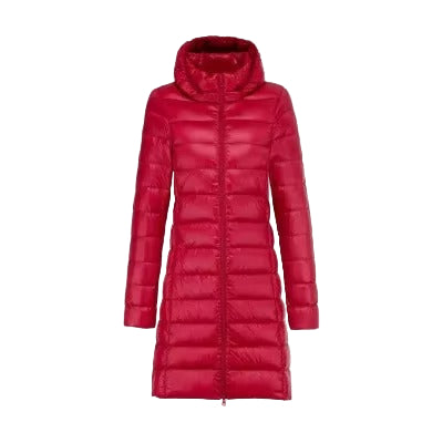 Rossana™ | Lange pufferjas met capuchon